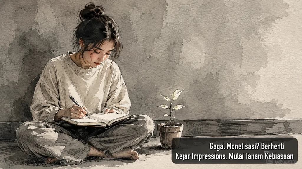 Gagal Monetisasi? Berhenti Kejar Impressions, Mulai Tanam Kebiasaan