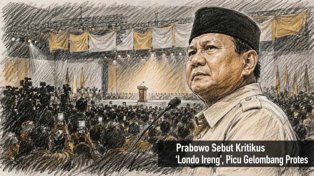 Prabowo Sebut Kritikus 'Londo Ireng', Picu Gelombang Protes