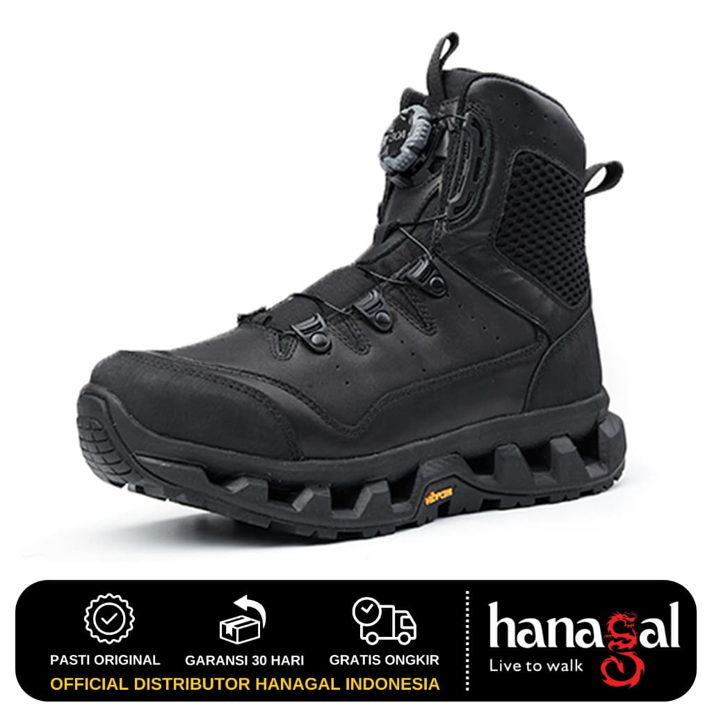 HANAGAL - Sepatu Tactical Hanagal Full Grain BOA – 8 Inch