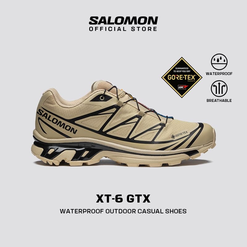 SALOMON XT-6 GORE-TEX Unisex Sportstyle Running Shoes Outdoor Hiking Shoes Sports Sneakers L47861500