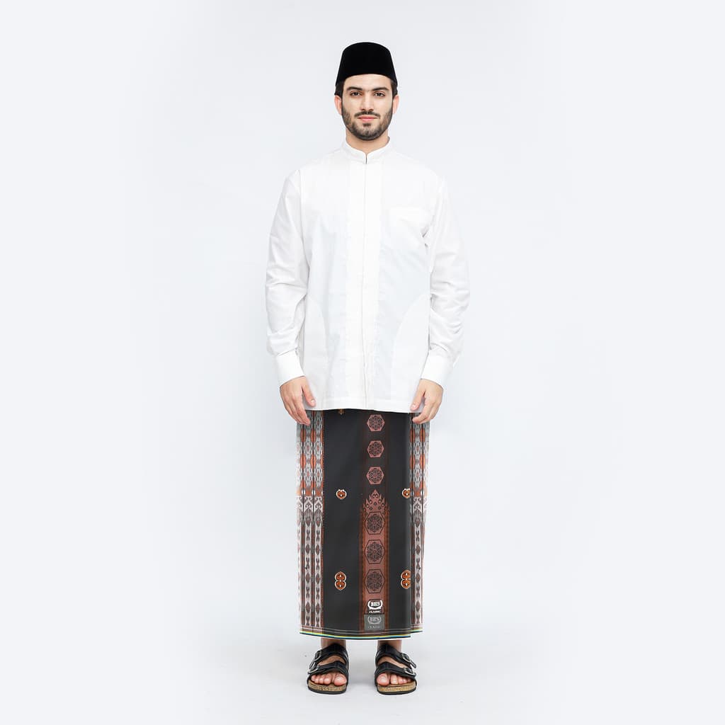 Sarung BHS Classic Silver Motif C48 JGB Black Series