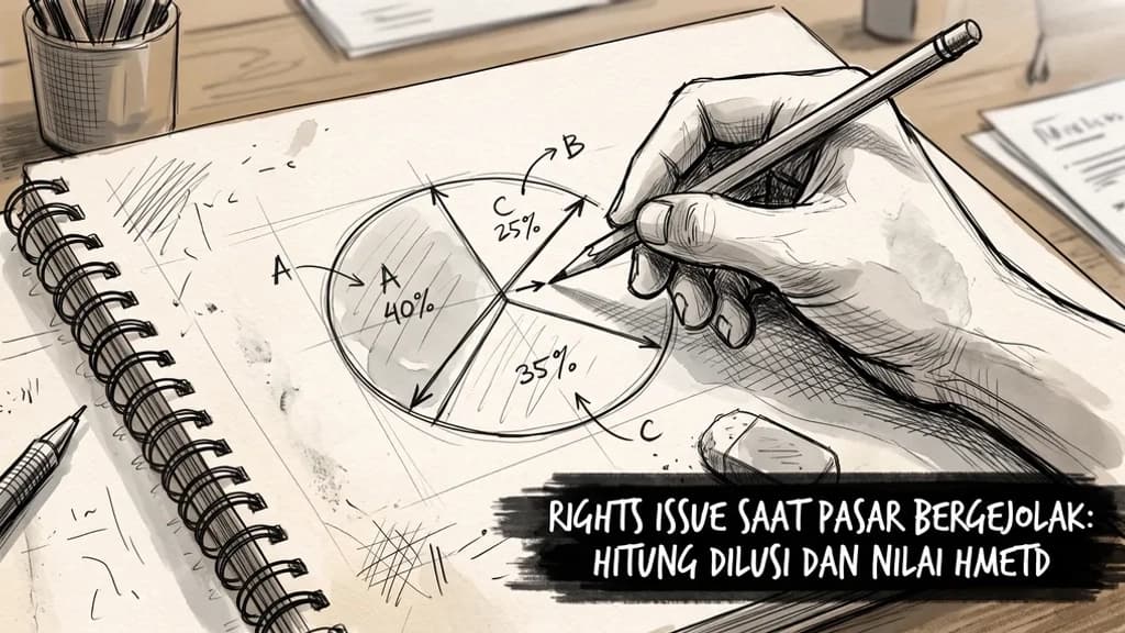 Rights Issue Saat Pasar Bergejolak: Hitung Dilusi dan Nilai HMETD